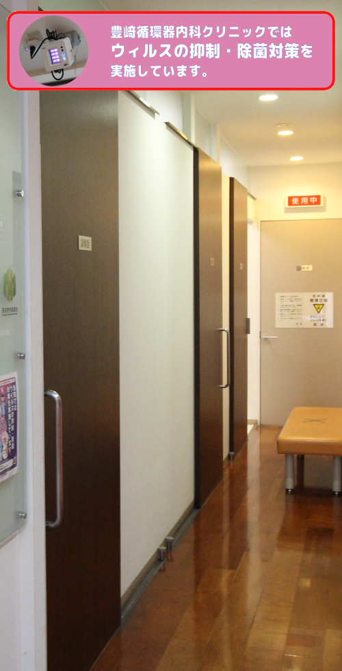 待合室とコロナウィルス対応